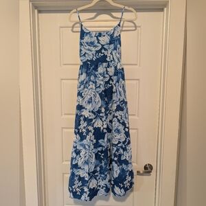 Joie Blue and White Patterned Dress